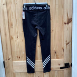 WOMENS ADIDAS LEGGINGS BLK/WHITE SW