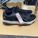 MEN AIR JORDAN SHOES BLK/WHITE 10