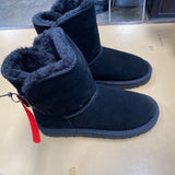 WOMENS STYLE & CO. BLK SUEDE BOOTS 6 NEW