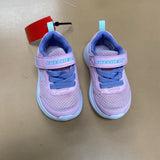 GIRLS SKECHERS SHOES LT PINK/PURPLE 5