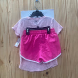 GIRLS UNDER ARMOUR 2PC SET PINK/DK PINK 6
