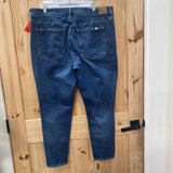 WOMENS AMERICAN EAGLE DK DENIM JEANS 20 SHORT