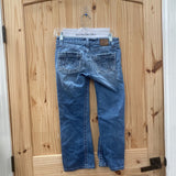 WOMENS BKE DENIM DIST. CAPRIS 26