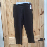 WOMENS CALVIN KLEIN BLK CASUAL PANTS M