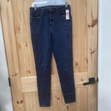 WOMENS AMERICAN EAGLE DK DENIM JEANS 8 LONG