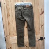 MENS AMERICAN EAGLE OLIVE GREEN PANTS 28X28