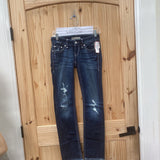 WOMENS BKE DENIM STELLA DIST. JEANS 24 NWT