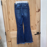 WOMENS KANCAN DENIM FLARE JEANS 3