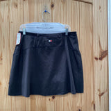 WOMENS TOMMY HILFIGER BLK SKORT L