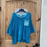 WOMENS ANNIEWEAR 2PC SET CYAN XL