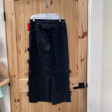 WOMENS ENTRO BLK DENIM JEANS W/BOWS L