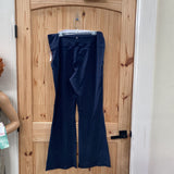 WOMENS LULULEMON NAVYBLUE FLARE PANTS 18