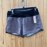 WOMENS LULULEMON GRAY/BLK SHORTS 4