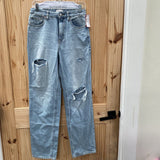 WOMENS PACSUN LT DENIM DIST. JEANS 27