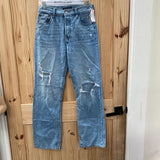 WOMENS AEROPOSTALE DENIM DIST. JEANS 6 REGULAR