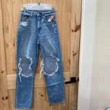 WOMENS AMERICAN EAGLE DENIM DIST. JEANS 2