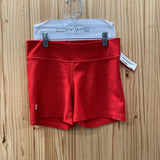 WOMENS UNDER ARMOUR SHORTS RED/WHITE S