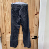 WOMENS AEROPOSTALE BLK DENIM DIST. JEANS 2