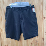 MENS BANANA REPUBLIC BLK SHORTS 34