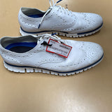 MENS COLE HAAN ZEROGRAND WHITE CASUAL SHOES 9 1/2