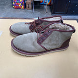 MENS UGG CASUAL BOOTS OLIVE GREEN/BROWN 11