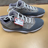 MENS JORDAN SHOES GRAY/WHITE 10
