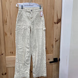 WOMENS AMERICAN EAGLE IVORY JEANS 00