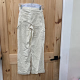WOMENS AMERICAN EAGLE IVORY JEANS 00