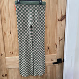 WOMENS BLUE BLUSH BELL PANTS OLIVE GREEN/TAN M