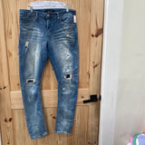 MENS RUE 21 DENIM DIST. JEANS 34X32