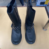 HARLEY DAVISON BLK BOOTS 5 1/2