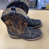 FERRINI BOOTS BLK/GOLD/BROWN 6B