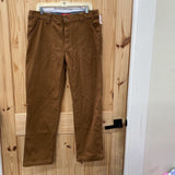 MENS COLEMAN BROWN RUST PANTS 34X32 NWT