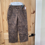 WOMENS EXPRESS LEOPARD JEANS 2 NWT