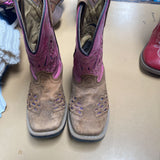 GIRLS SMOKY MOUNTAINS BOOTS PINK/BROWN 12