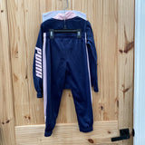 GIRLS PUMA 2PC SET NAVY BLUE/WHITE/LT PINK 6