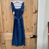 GIRLS BTWEEN DENIM SL ROMPER 7