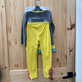 GIRLS 2PC SET GRAY/YELLOW 2XL 5/6