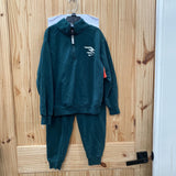 BOYS NIKE 3 BRAND 2PC SET DK GREEN/WHITE 8