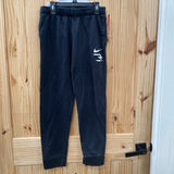 BOYS NIKE 3 BRAND SWEATPANTS BLK/WHITE L 12