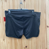 WOMENS ADIDAS SHORTS BLK/WHITE 2XL NWT