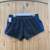 WOMENS NIKE SHORTS BLK/BLUE L