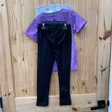GIRLS SPOOKY 2PC SET PURPLE/BLK 2XL 6