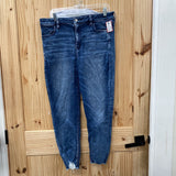 WOMENS AMERICAN EAGLE DENIM JEANS 16 REGULAR