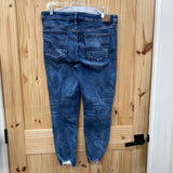 WOMENS AMERICAN EAGLE DENIM JEANS 16 REGULAR