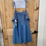 WOMENS WRANGLER DENIM DRESS XXL NWT