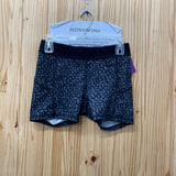 WOMENS LULULEMON SHORTS GRAY/BLK 6