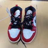 AIR JODAN SHOES HIGH TOP RED/WHITE/BLK 3Y