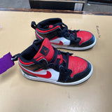 NIKE JORDAN HIGH TOP RED/WHITE/BLK 10 C