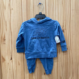 BOYS NEW BALANCE 2PC SET TEAL/BLK 12M